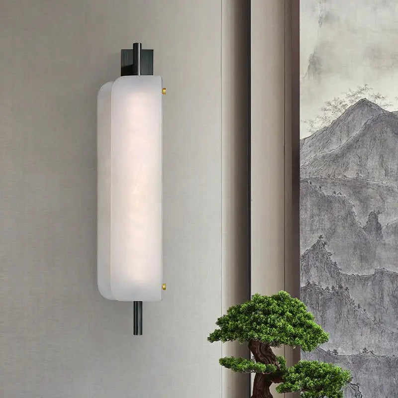 Alabaster Linear Wall Sconce Modern Wall Sconce [product_tags] Fabtiko