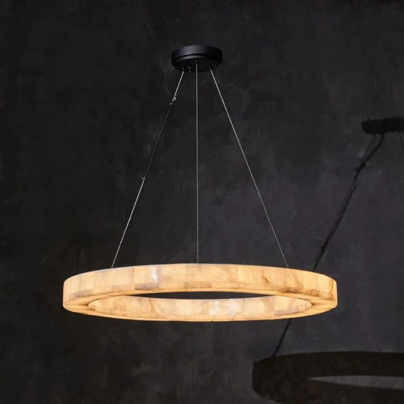 Karen Calcite Ring Chandelier 30″39″