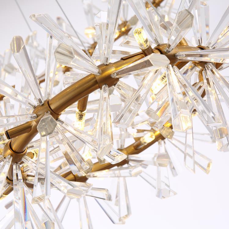 Kylia Ring Crystal Chandelier - Joyfuzzy