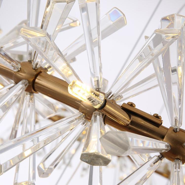 Kylia Ring Crystal Chandelier - Joyfuzzy