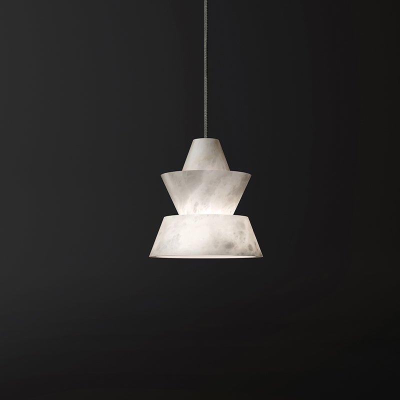 Lab Small Alabaster Coffee Table Pendant, Modern Pendant Light Besides Bed - Joyfuzzy