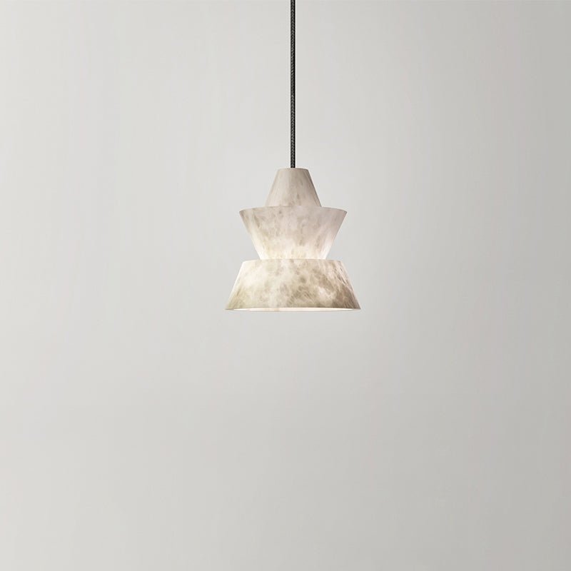 Lab Small Alabaster Coffee Table Pendant, Modern Pendant Light Besides Bed - Joyfuzzy