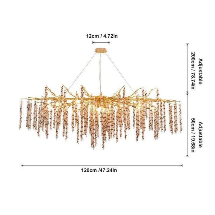 Lacuna Dining Room Branch Chandelier - L120 (L47¼")Joyfuzzy
