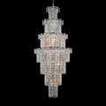 Large Multi - pieces Crystal Chandelier Stylish Ceiling Light Fixture For Foyer Living Room Staircase - D23.6