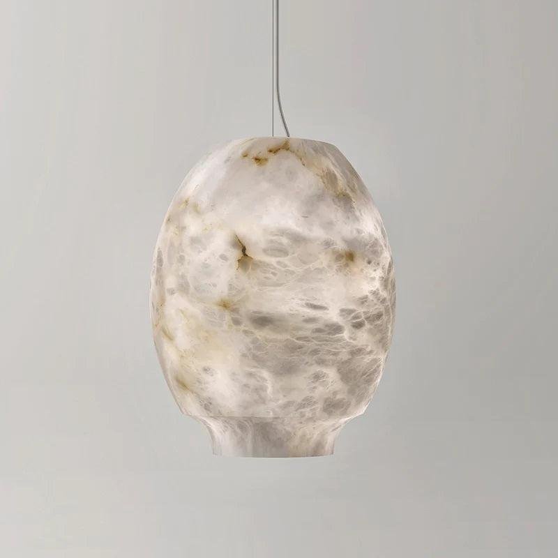 Larry Alabaster Lantern Bedside Pendant Light - SmallJoyfuzzy