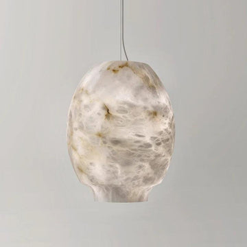 Larry Alabaster Lantern Bedside Pendant Light - SmallJoyfuzzy