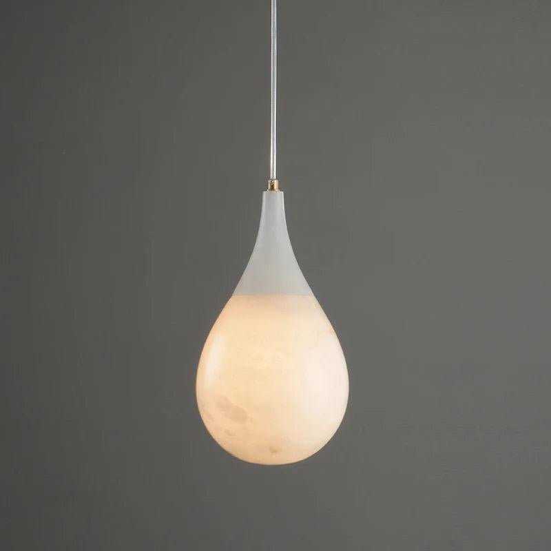 Larry Alabaster Rain Modern Pendant Light - Joyfuzzy