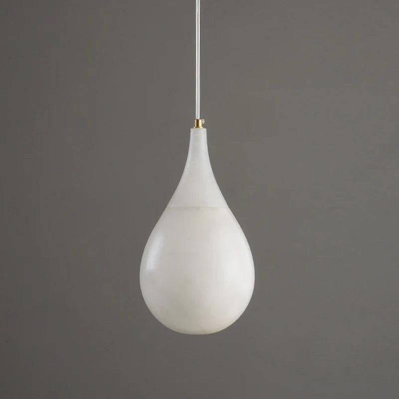 Larry Alabaster Rain Modern Pendant Light - Joyfuzzy