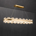 Larry Modern Oval Marble Island Chandelier - Joyfuzzy