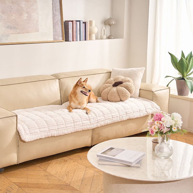 Lazy Soft Flannel Breathable Pet Mat Non-slip Couch Covers
