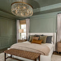 Leyland Crystal Round Chandelier-