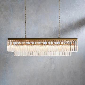 Leyland Tiered Rectangular Chandelier