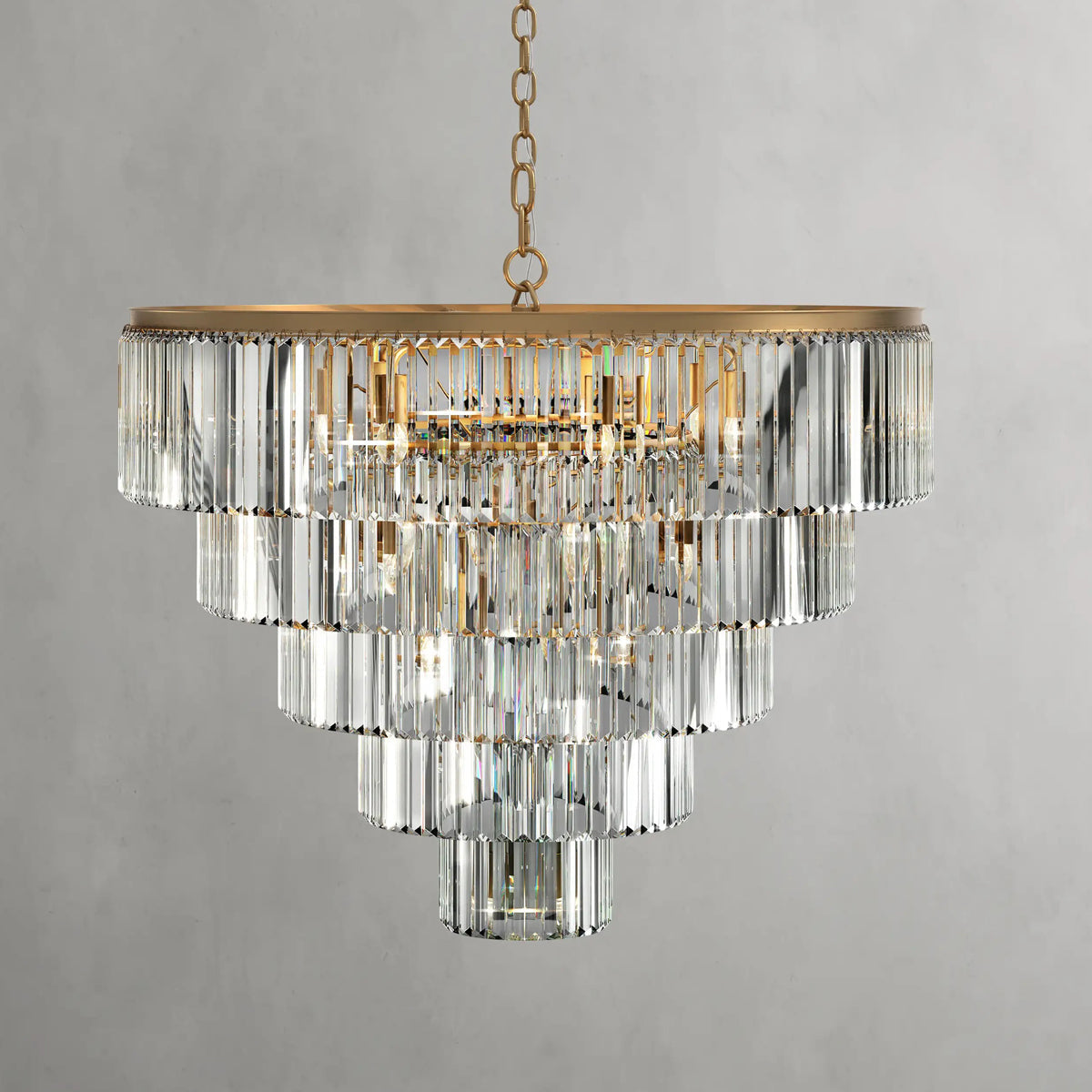 Leyland Tiered Round Chandelier