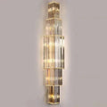 Light Luxury Crystal Layered Wall Lamp - Joyfuzzy