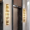 Light Luxury Crystal Layered Wall Lamp - Joyfuzzy