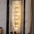 Light Luxury Crystal Layered Wall Lamp - Joyfuzzy