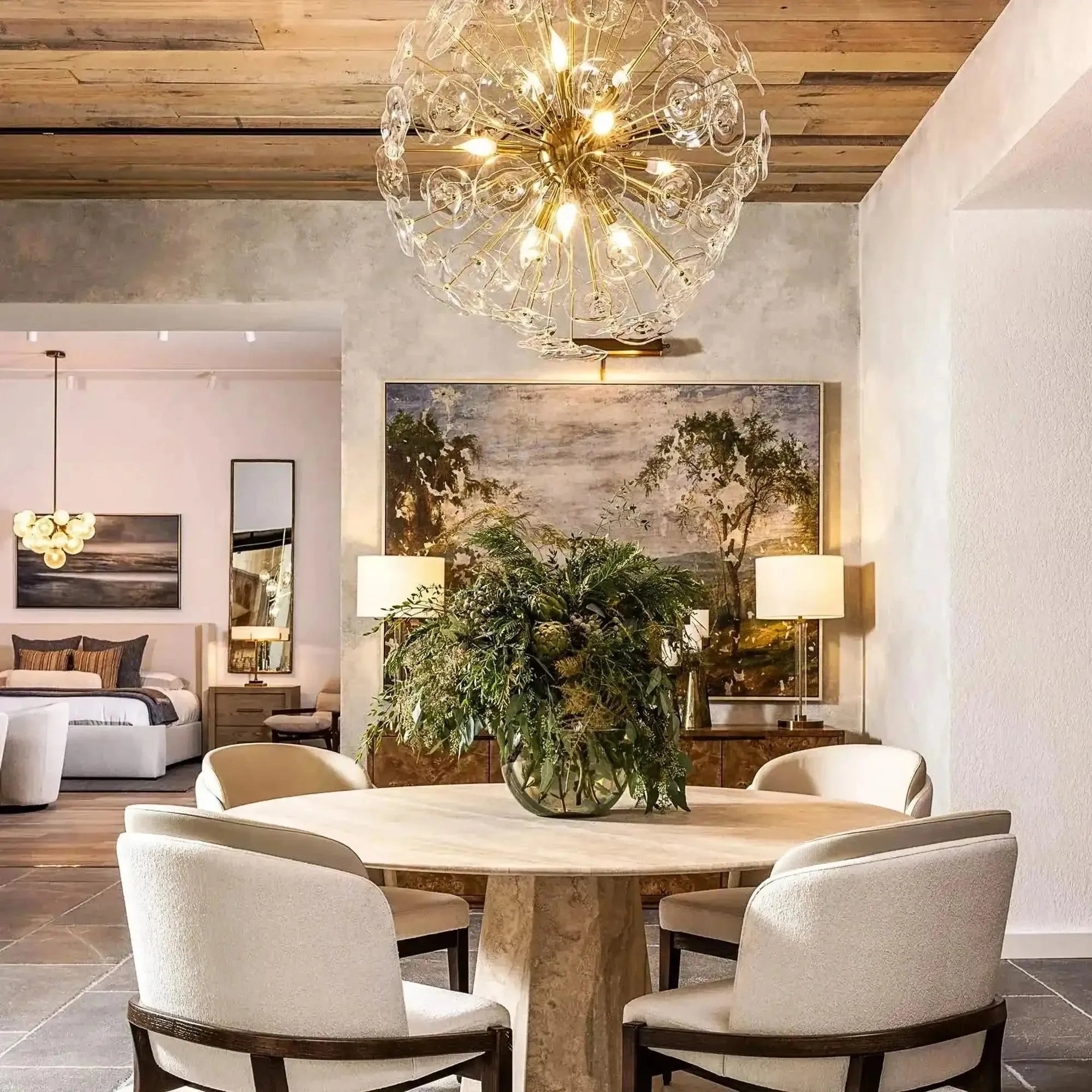 Lily Round Chandelier 8/10/19 Light - Joyfuzzy