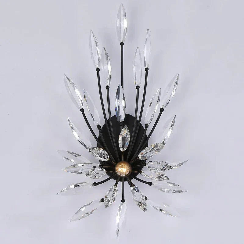 Lily Starburst Crystal Sputnik Wall Sconce - Joyfuzzy