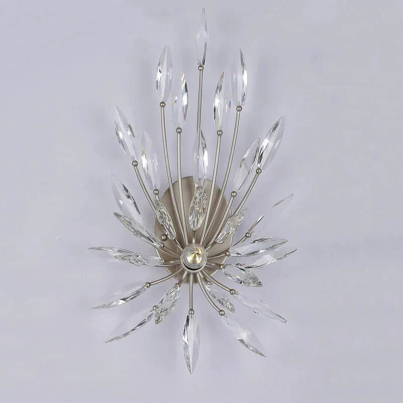Lily Starburst Crystal Sputnik Wall Sconce - Joyfuzzy