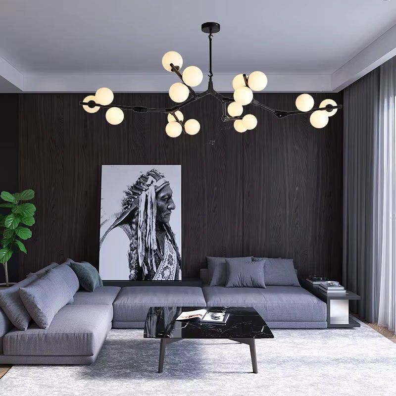 Lio Modern Tree Branch Ceiling Light Fixture - Gold48.4"(123cm)Warm Light 3000KJoyfuzzy