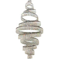 Long Crystal Tassel Rings Chandelier Extra Large Living Room Staircase High Ceiling Lighting Fixture - Joyfuzzy