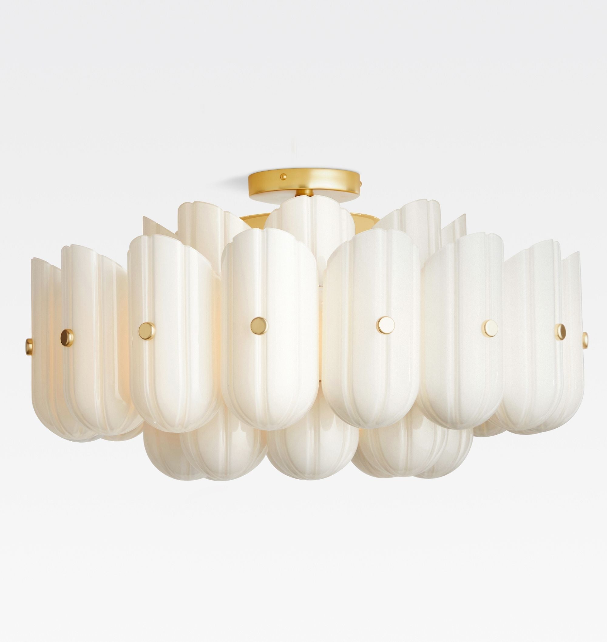 Lorna LED Double Tier Flush Mount 25" - BronzeJoyfuzzy