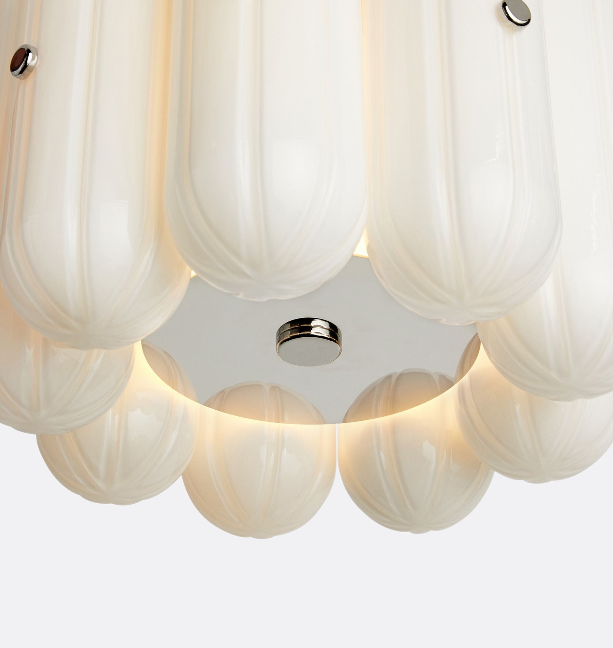 Lorna LED Flush Mount 16" - Polished NickelJoyfuzzy