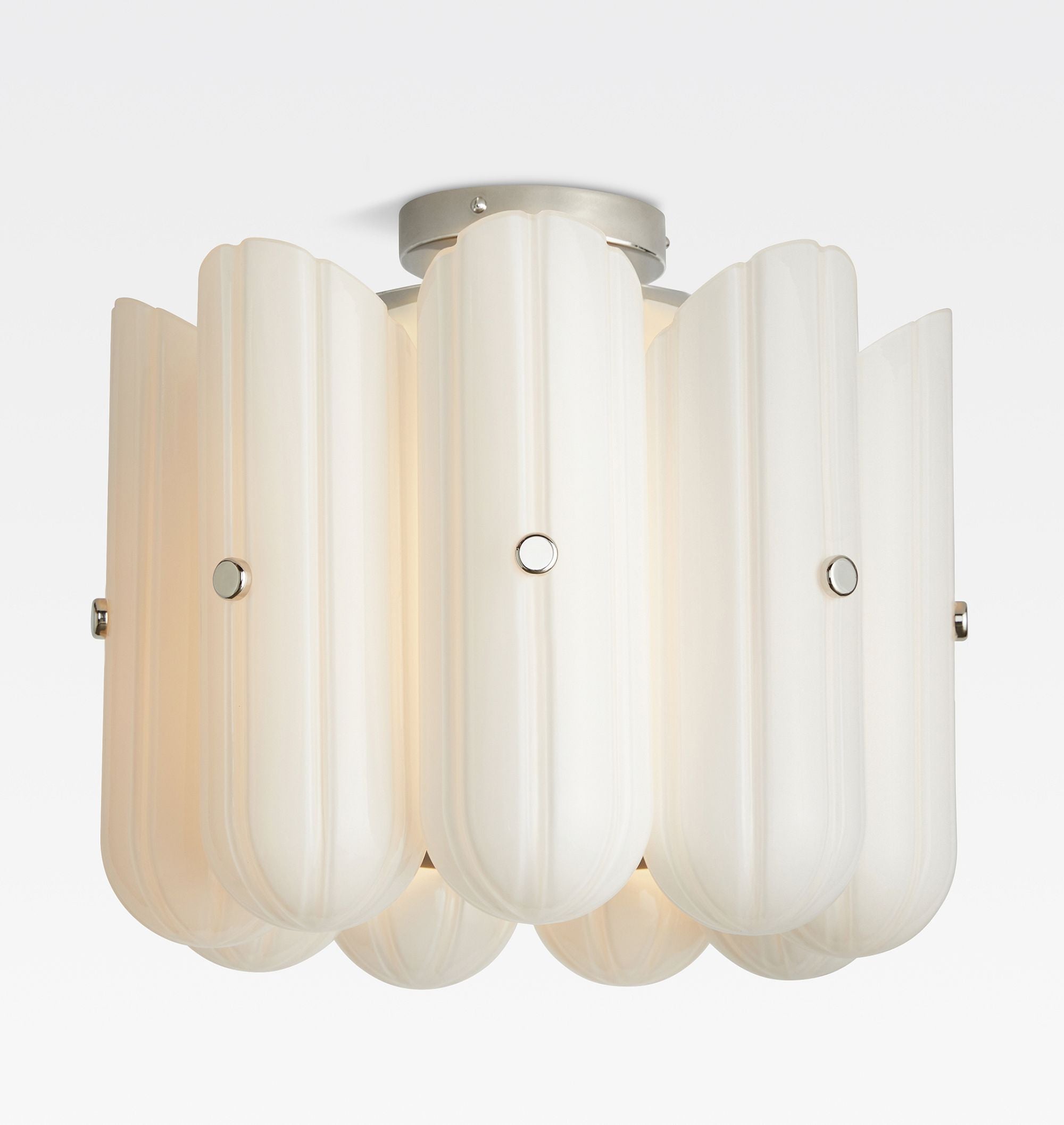 Lorna LED Flush Mount 16" - Polished NickelJoyfuzzy