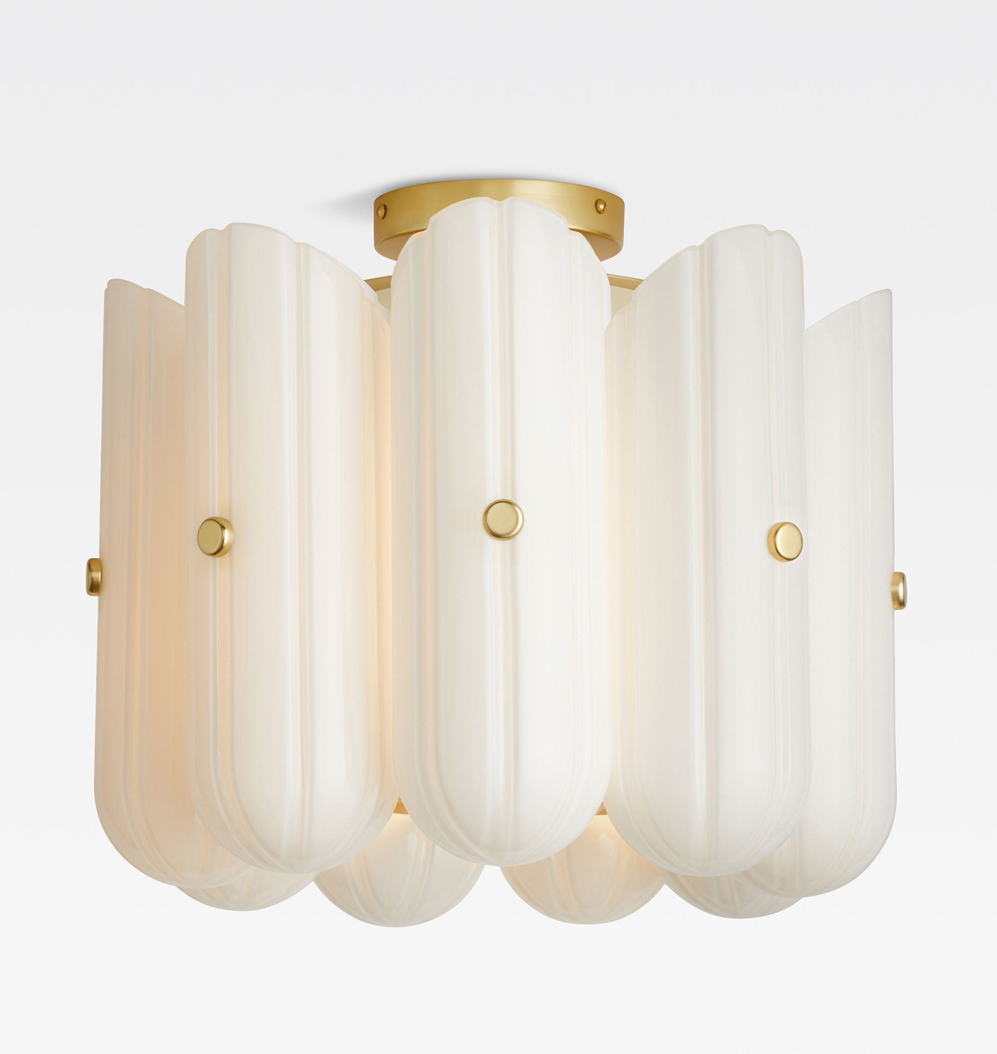 Lorna LED Flush Mount 16" - Aged BrassJoyfuzzy