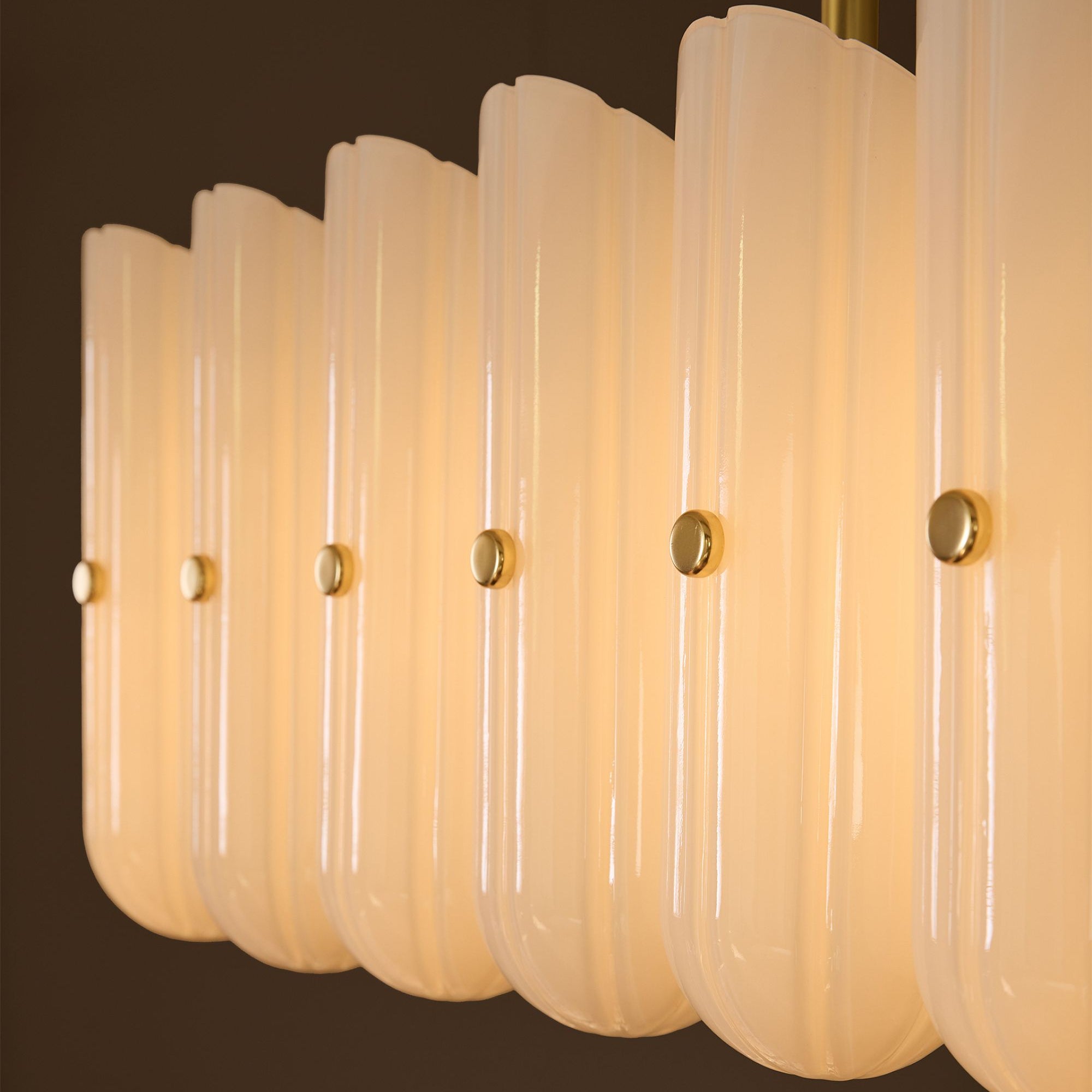 Lorna LED Linear Chandelier 55" - Polished NickelJoyfuzzy
