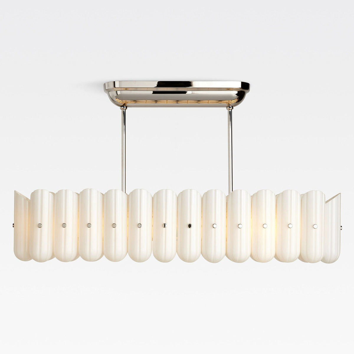 Lorna LED Linear Chandelier 55" - Polished NickelJoyfuzzy