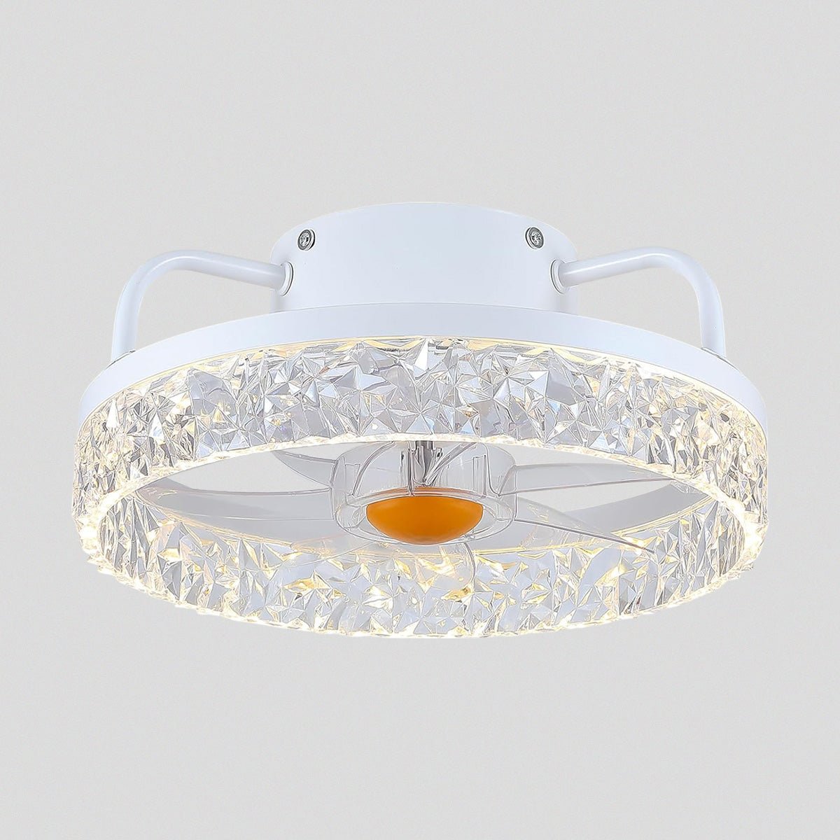 Low Profile Ceiling Fan Light with Remote 13" - Joyfuzzy