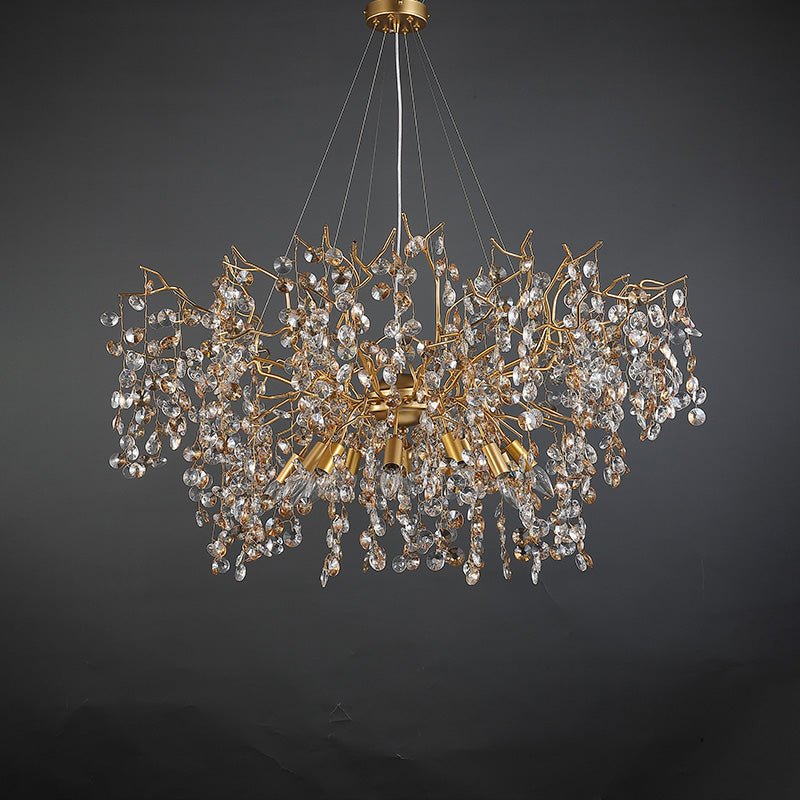 Luxury Crystal Branch Chandelier 39.4"D - Joyfuzzy