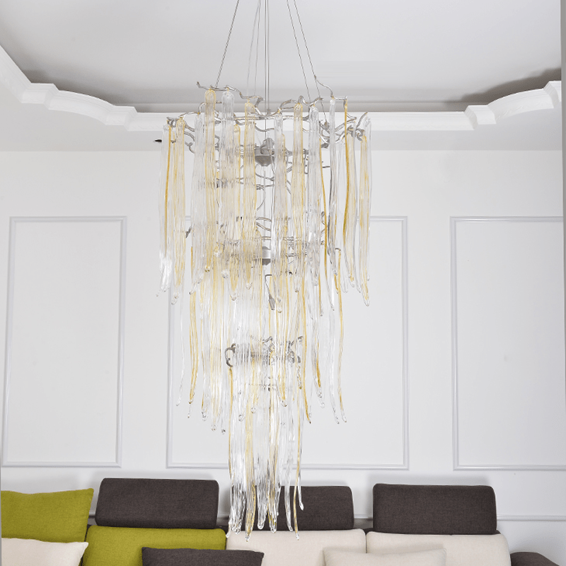 Luxury Crystal Branch Chandelier For Staircase - 19.69" diamJoyfuzzy