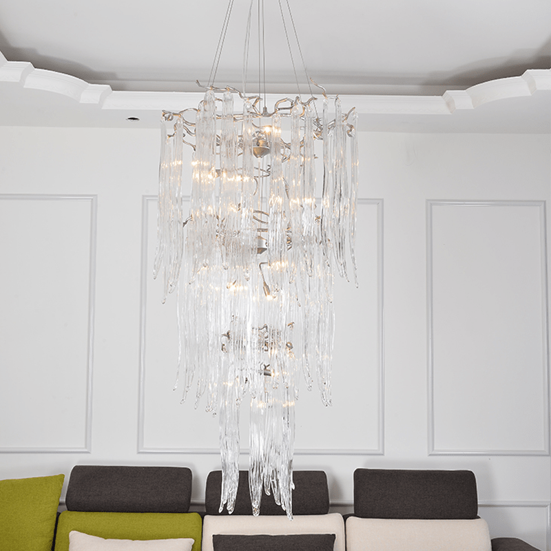 Luxury Crystal Branch Chandelier For Staircase - 19.69" diamJoyfuzzy