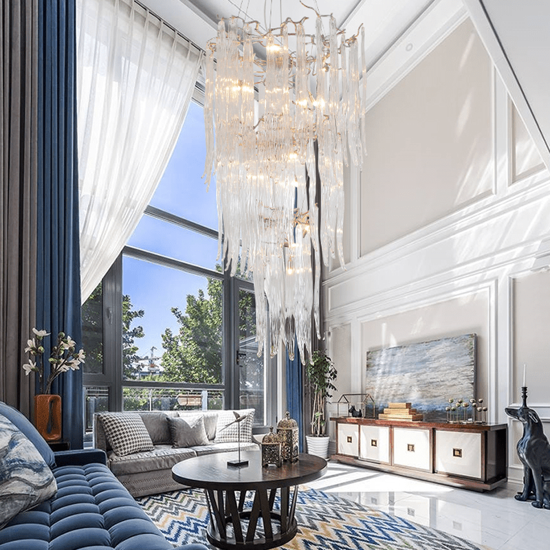 Luxury Crystal Branch Chandelier For Staircase - 19.69" diamJoyfuzzy
