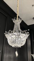 Luxury Empire Branch Crystal Chandelier Pendant Light for Entryway and Foyer - D27.60'' * H58.27'' / 18 LightsWarm LightJoyfuzzy