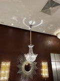 Luxury Empire Branch Crystal Chandelier Pendant Light for Entryway and Foyer - D23.6