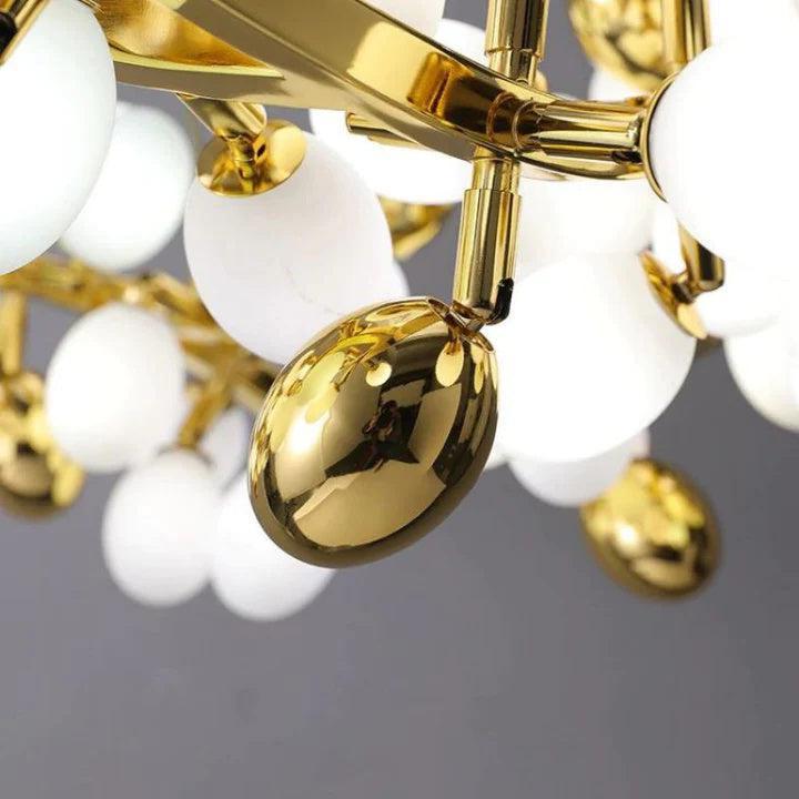 Luxury Escamoles Modern Linear Grape Chandelier - Small: 39.4" LJoyfuzzy