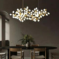 Luxury Escamoles Modern Linear Grape Chandelier - Small: 39.4