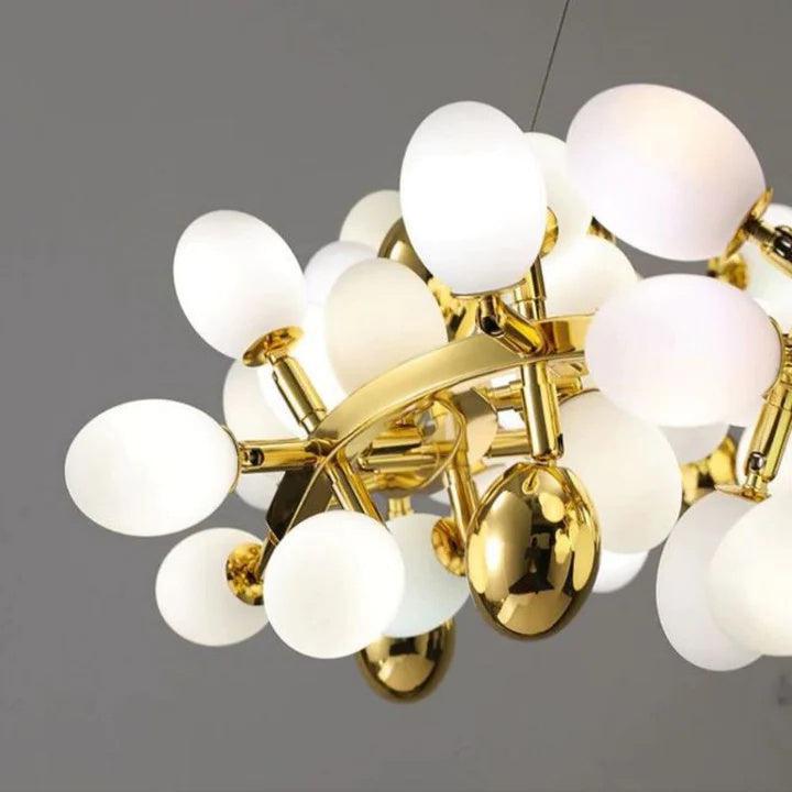 Luxury Escamoles Modern Linear Grape Chandelier - Small: 39.4" LJoyfuzzy