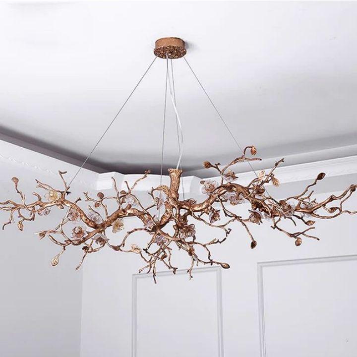 Luxury Flower Tree Branch Chandelier - L 39.4″(100cm) x W 25.6″(65cm) x H 22.8″(58cm)Joyfuzzy