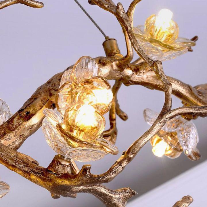 Luxury Flower Tree Branch Chandelier - L 39.4″(100cm) x W 25.6″(65cm) x H 22.8″(58cm)Joyfuzzy
