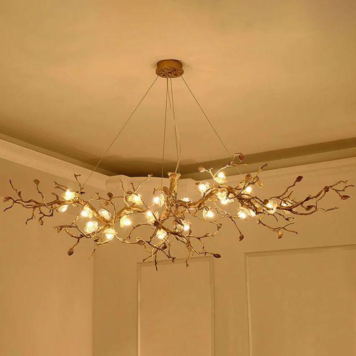 Luxury Flower Tree Branch Chandelier - L 39.4″(100cm) x W 25.6″(65cm) x H 22.8″(58cm)Joyfuzzy
