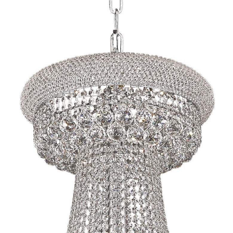 Luxury Modern Primo Wide Gold Crystal Chandelier for High Ceiling Foyer & Staircase - ChromeJoyfuzzy