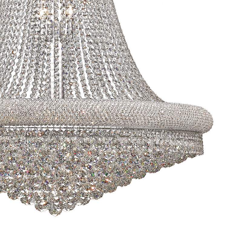 Luxury Modern Primo Wide Gold Crystal Chandelier for High Ceiling Foyer & Staircase - ChromeJoyfuzzy