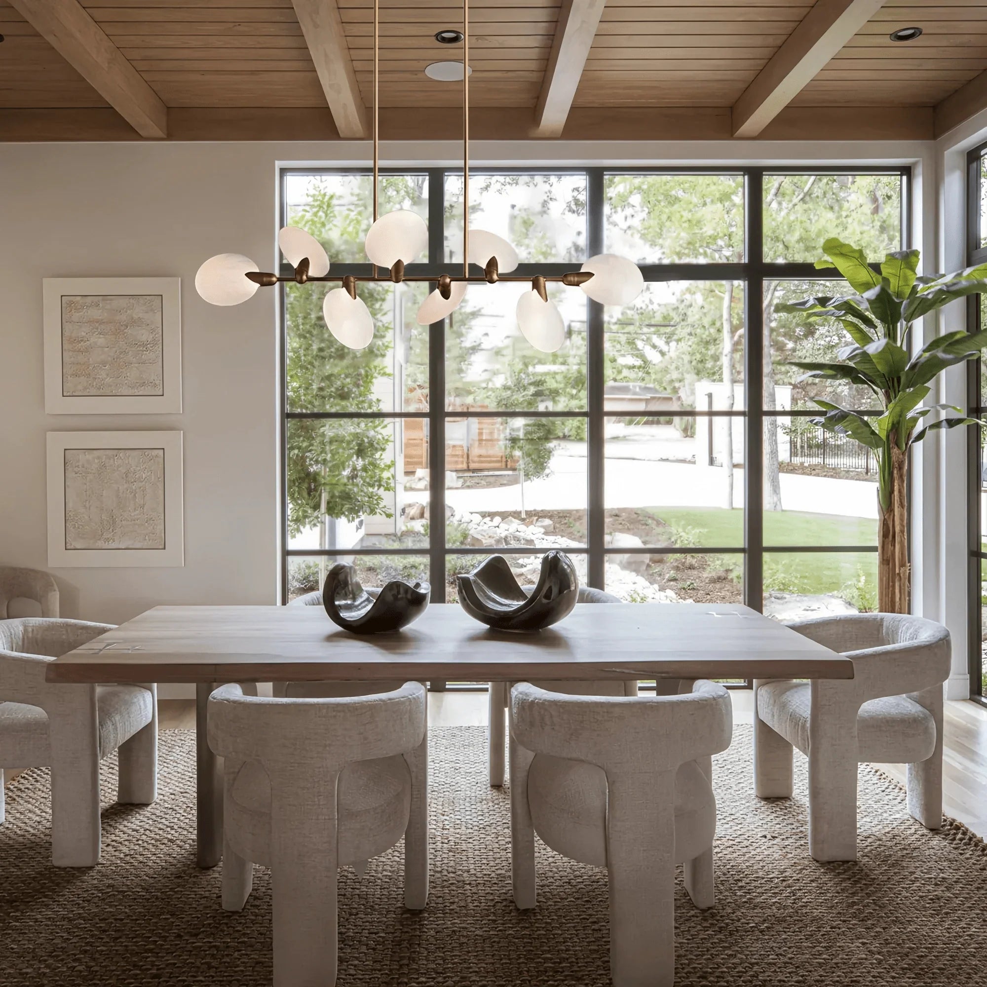 Lyla Linear Chandelier 62"74" - 74‘’Joyfuzzy