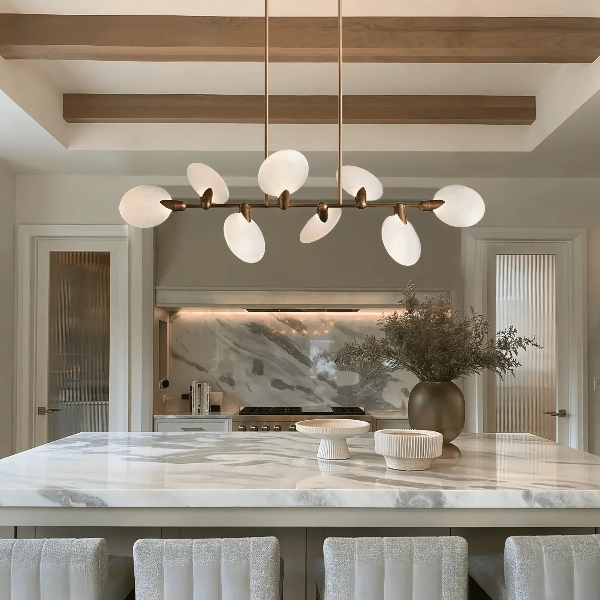 Lyla Linear Chandelier 62"74" - 62‘’Joyfuzzy