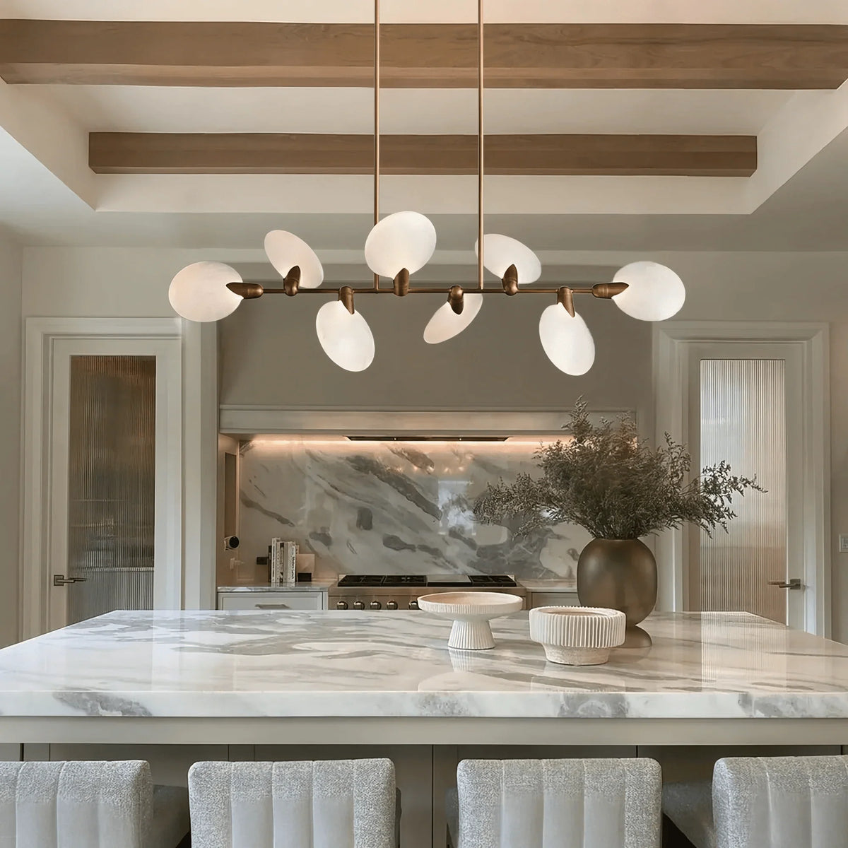 Lyla Linear Chandelier 62"74" - 62‘’Joyfuzzy