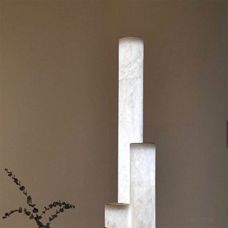 Lyra Artistic Alabaster Floor Lamp